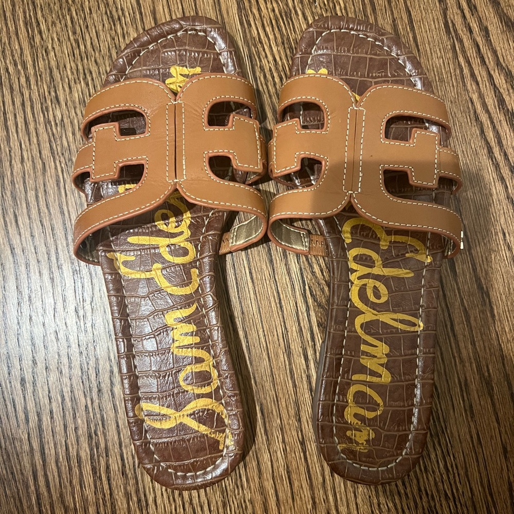 Sam Edelman Brown Slide Sandals